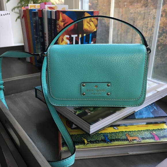 kate spade Handbags - Kate Spade Tiffany Blue Crossbody Bag
